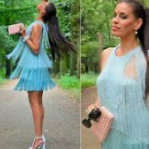 Zara Limited Edition Fringe Dress
